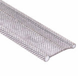 Doppelkederband - Meterware Kederband Ø4/6mm Bandbreite 4 cm Adapter für Wohnwagen Wohnmobil Caravan | Zeltkeder Vorzelt - Keder Verbindung - robust und biegsam - grau - Dualkeder Textilmantel