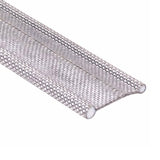 Doppelkederband - Meterware Kederband Ø4/6mm Bandbreite 4 cm Adapter für Wohnwagen Wohnmobil Caravan | Zeltkeder Vorzelt - Keder Verbindung - robust und biegsam - grau - Dualkeder Textilmantel