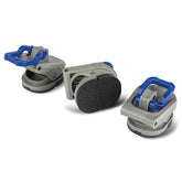 Vorzeltclip Kunststoff Befestigung für Dachhakenstange Zeltstange Halterung ohne Bohren - Klemme für Gestänge - Vorzelt Clips Stange Halter - Spanner - Zelt Sonnensegel - Camping Zubehör