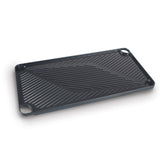 Blech zum Grillen und Braten aus beschichtetem Aluminium für 2 Platten Herd