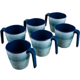 Campingtassen-Melamin-Adria-Blue-6-Stück