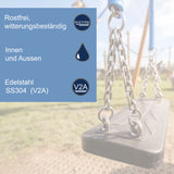 4x Edelstahl M10 Ringmutter V2A 304 - Ösenmutter Augenmutter Ringösen Traglast 600 kg Hebegeräte Hebezubehör Heberingmutter Hebering Loch für Kabelseil Eye nut Ähnlich-DIN582