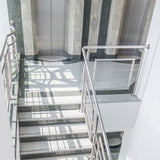 Edelstahl Endstück für 42,4 mm Rohre - Halbrund - V2A Fitting für Geländer Handlauf Balkon Endkappe gebürstet - Steckverbindung Press Kappe Stöpsel Stopfen Rohrendkappe Abdeckkappe Rohrstopfen