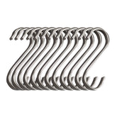 S-Haken flach - Edelstahl - Aufhängung - Küche Badezimmer Werkstatt Halter - Universalhaken