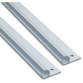 2 STÜCK Alu Kederschiene - 1,2 Meter - Kederleiste Neigung 45° - Ø10mm (passend für 7-9mm Keder) Aluminium Kederprofil Leiste für Wohnwagen Wohnmobil Vorzelt Sonnensegel Schürzenleiste Vorzeltschiene