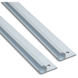 2 STÜCK Alu Kederschiene - 1,2 Meter - Kederleiste Neigung 45° - Ø10mm (passend für 7-9mm Keder) Aluminium Kederprofil Leiste für Wohnwagen Wohnmobil Vorzelt Sonnensegel Schürzenleiste Vorzeltschiene