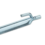 10 Stück Sturmhering 30 cm mit Haken V-Profil - Zelthering weiche feuchte Boden Zeltnagel Zeltpflock Erdspieß Camping Zubehör Outdoor Set