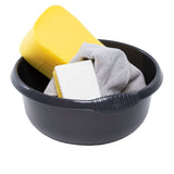 Schüssel rund - 4,5 Liter - 28 cm - Waschschüssel Spülschüssel Wasserschüssel Lebensmittelecht Kunststoff Spüle Haushaltsschüssel Universal Küchenschüssel Pflege nestbar