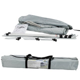 Sonnensegel 250x240 mit Seitenwand für Wohnwagen Wohmobil Vorzelt Camping Gestänge Sonnenschutz Reisevorzelt Busvorzelt 5000mm Wasserfest