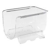 Flaschenregal Kühlschrank-Organizer 20,5x12x11 cm durchsichtig stapelbar - Aufbewahrungsbox Fridge Organizer Flaschenhalter Flaschenständer Kühlschrankbox BPA-frei transparent Küchenschrank Box
