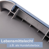 4x Mülleimer 15 Liter schmal Gelb Grün Blau Weiß Deckel Recycling Mülltrennung Abfalleimer Abfallbehälter Müll Küche rechteckig Abfallsammler Kunststoff Eimer Mülltonne Schmal Müllsackhalterung