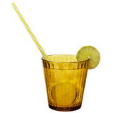 Melamin Geschirr Set Bambi Braun für 2 Personen - 8 Teile mit farblich passenden Trinkgläsern 360 ml Acryl Steingutoptik Campinggeschirr