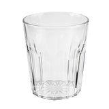 Melamin Geschirrset für 4 Personen - 16 Teile - mit Trinkgläsern klar 250 ml - Campinggeschirr grau Essgeschirr Campinggeschirr