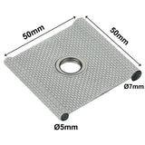 10 Stück Kederöse 4/7mm Keder für Kederschiene oder Kederleiste Markisenhaken Markisenschienenaufhängung Vorzelthaken Kederhaken Kederband mit Öse