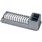 Abtropfständer kompakt grau - Ablauf Abtropfständer Abtropfgestell Geschirrabtropfkorb Abtropfgitter