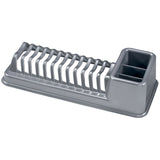 Abtropfständer kompakt grau - Ablauf Abtropfständer Abtropfgestell Geschirrabtropfkorb Abtropfgitter