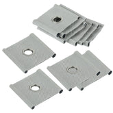 10 Stück Kederöse 4/7mm Keder für Kederschiene oder Kederleiste Markisenhaken Markisenschienenaufhängung Vorzelthaken Kederhaken Kederband mit Öse