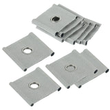 10 Stück Kederöse 4/7mm Keder für Kederschiene oder Kederleiste Markisenhaken Markisenschienenaufhängung Vorzelthaken Kederhaken Kederband mit Öse