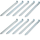 10 Stück Stahl Hering 30 cm - V-Profil - Zelthering weiche feuchte Boden Zeltnagel Zeltpflock Erdspieß Camping Zubehör Outdoor Set