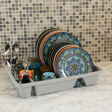 Geschirrständer 48x38cm Ablauf Abtropfständer Abtropfgestell Geschirrabtropfkorb