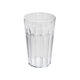 Melamin Geschirrset für 4 Personen - 16 Teile - mit Trinkgläsern klar 630 ml Campinggeschirr grau Essgeschirr Campinggeschirr