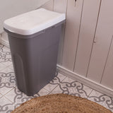 40 Liter Mülleimer Schmal Müllsackhalterung Rollen Deckel Recycling Mülltrennung Abfalleimer Abfallbehälter Müll Küche rechteckig Abfallsammler Liter Kunststoff Eimer Mülltonne