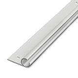 2x Alu Kederschiene - á 1,2 Meter - Neigung 45° - Ø10mm (passend für 7-9mm Keder) - Kederleiste Aluminium Leiste für Wohnwagen Wohnmobil Reisemobil - Zelt Vorzelt Sonnensegel Schürzenleiste - Vorzeltschiene - silber