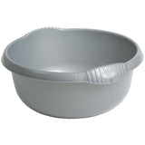 Schüssel rund grau - 7 Liter - 32 cm - Waschschüssel Spülschüssel Wasserschüssel Lebensmittelecht - Kunststoff Spüle
