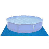 Poolunterlage für runde Frame Pool Ø366cm - 110g/m² PE - Wasserdicht - Bodenfolie Unterlagen Schutz Bodenschutzplane