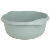 2x Schüssel Set rund grün - 7 Liter - 32 cm - Waschschüssel Spülschüssel Wasserschüssel - Lebensmittelecht - Kunststoff Spüle