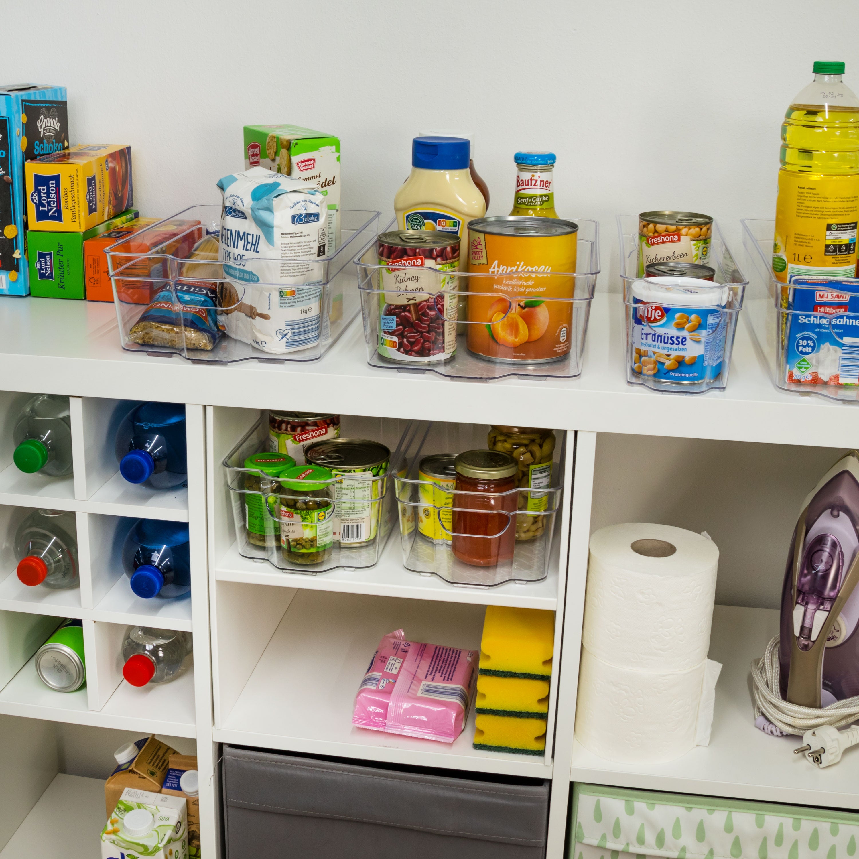 Jsdiwe [4 Stück] Kühlschrank-Aufbewahrungsbox, Or Produktbild-Vorschau 3