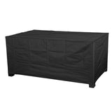 Schutzhülle für rechteckigen Gartentisch - 230 x 135 x 70 - schwarz - 600D Polyester wasserdicht - Abdeckung Tisch