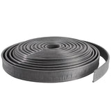Doppelkederband - Kederband Ø6mm und Ø4mm Band 4 cm breit Adapter für Wohnwagen Wohnmobil Caravan | Zeltkeder Vorzelt - Keder Verbindung - robust und biegsam - grau - Dualkeder Textilmantel
