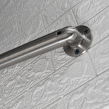Edelstahl Gelenk Flansch für 33,7 mm Rohre - V2A Fitting für Geländer Handlauf Balkon Bodenflansch Verbindung Wandmontage Rohrmontage