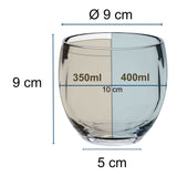 Melamin Geschirr und Acryl Glas Set für 4 Personen - 16 Teile - Campinggeschirr - rot weiß - mit Trinkglas 400 ml rot Gläsern - Essgeschirr