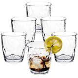 6x Campingglas aus Acryl 320ml klar - Trinkglas Acrylglas Kunststoff Wasserglas Camping Garten Echtglasoptik Picknick Becher Kinder Senioren Longdrink Coktail