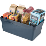 Ordnungsbox - NAVYBLAU Dunkelblau - 36,5x22x14 cm - 9 Liter - Ordnungskorb Schubladenorganizer Organizerbox Ordnungssystem Kunststoff Aufbewahrung Schrank Bad