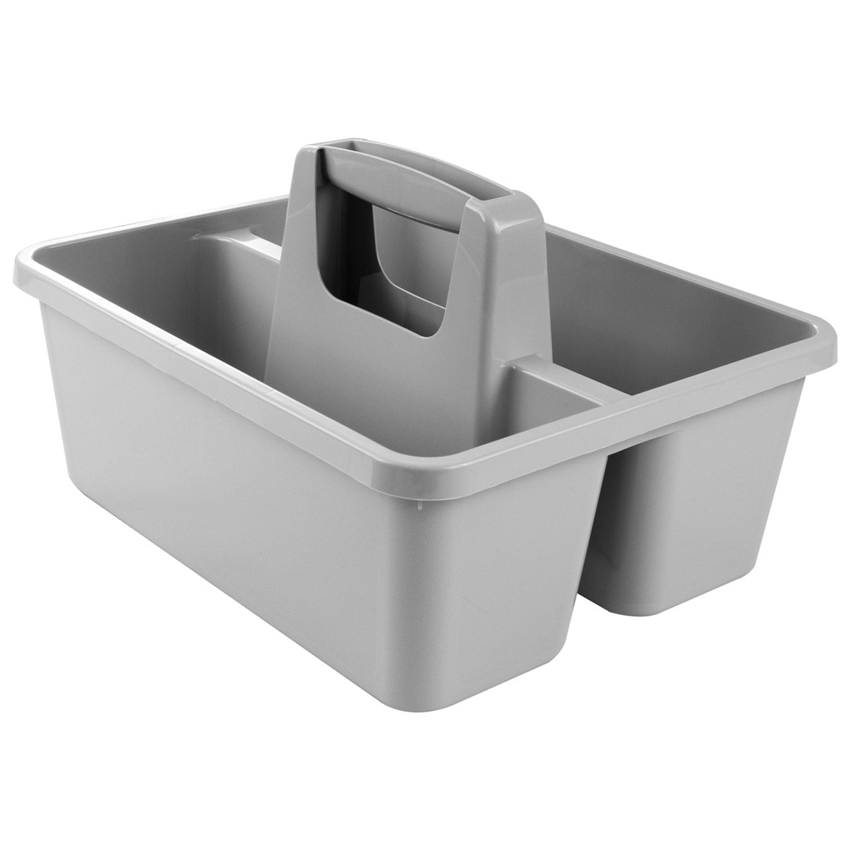 Tragbarer Organizer für Putzmittel 28x23x11 cm Grau Werkzeugträger Gar – Hummelladen