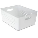 Ordnungsbox - 24x16x10cm - 3,3 Liter - DINA5 - Schubladenorganizer Ordnungskorb Schublade - Organizerbox Ordnungssystem Kunststoff Aufbewahrung Bad Korb Schrank Schreibtisch