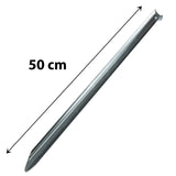 Zelthering 50 cm lang - Sandboden - V-Hering - Stahl 1,5mm dick Camping Zubehör V-Profil Bodenanker Zelt Erdnagel Outdoor Set Stahlheringe Vorzelthering Sandheringe Strandheringe