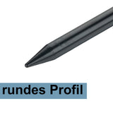 10 Stück Stahl Felsnagel 30 cm - rundes Profil Ø10mm -  Schwarz Hering Zelthering harter Boden Zeltnagel Zeltpflock Erdspieß Camping Zubehör Outdoor Set