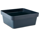 Ordnungsbox - NAVYBLAU Dunkelblau - 20x20x8 cm - 2,5 Liter - Ordnungskorb Schubladenorganizer Organizerbox Ordnungssystem Kunststoff Aufbewahrung Schrank Bad