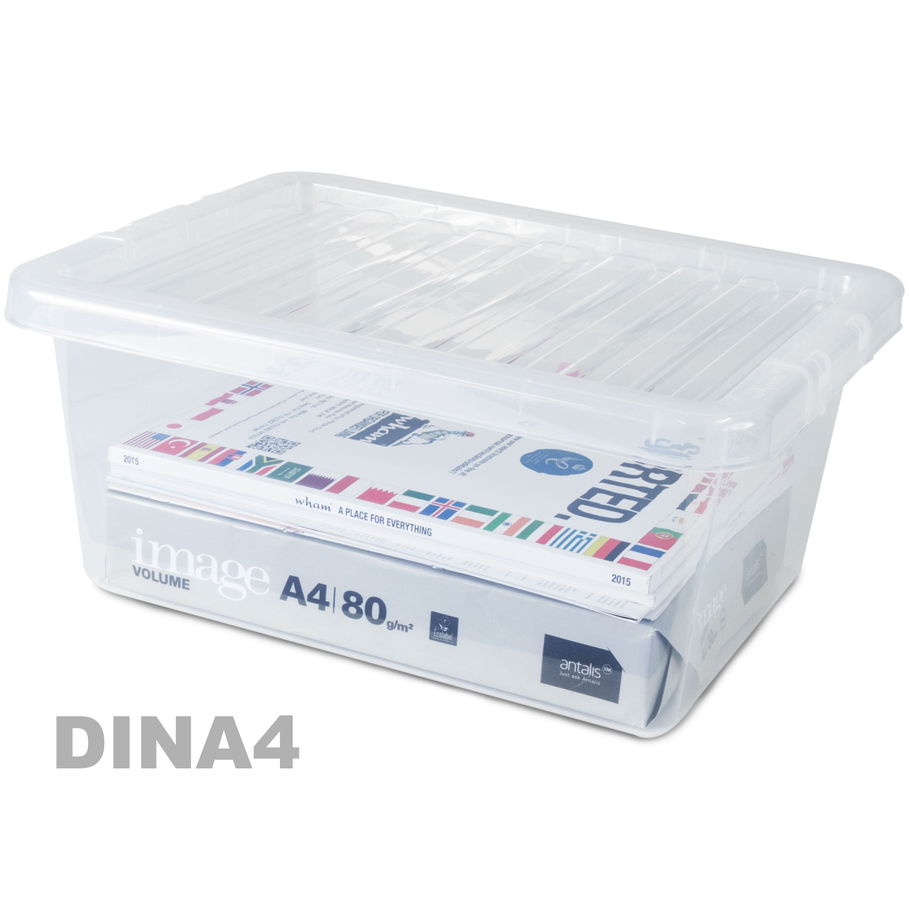 AUFBEWAHRUNGSBOX 18 CM HOCH - 14 Liter
