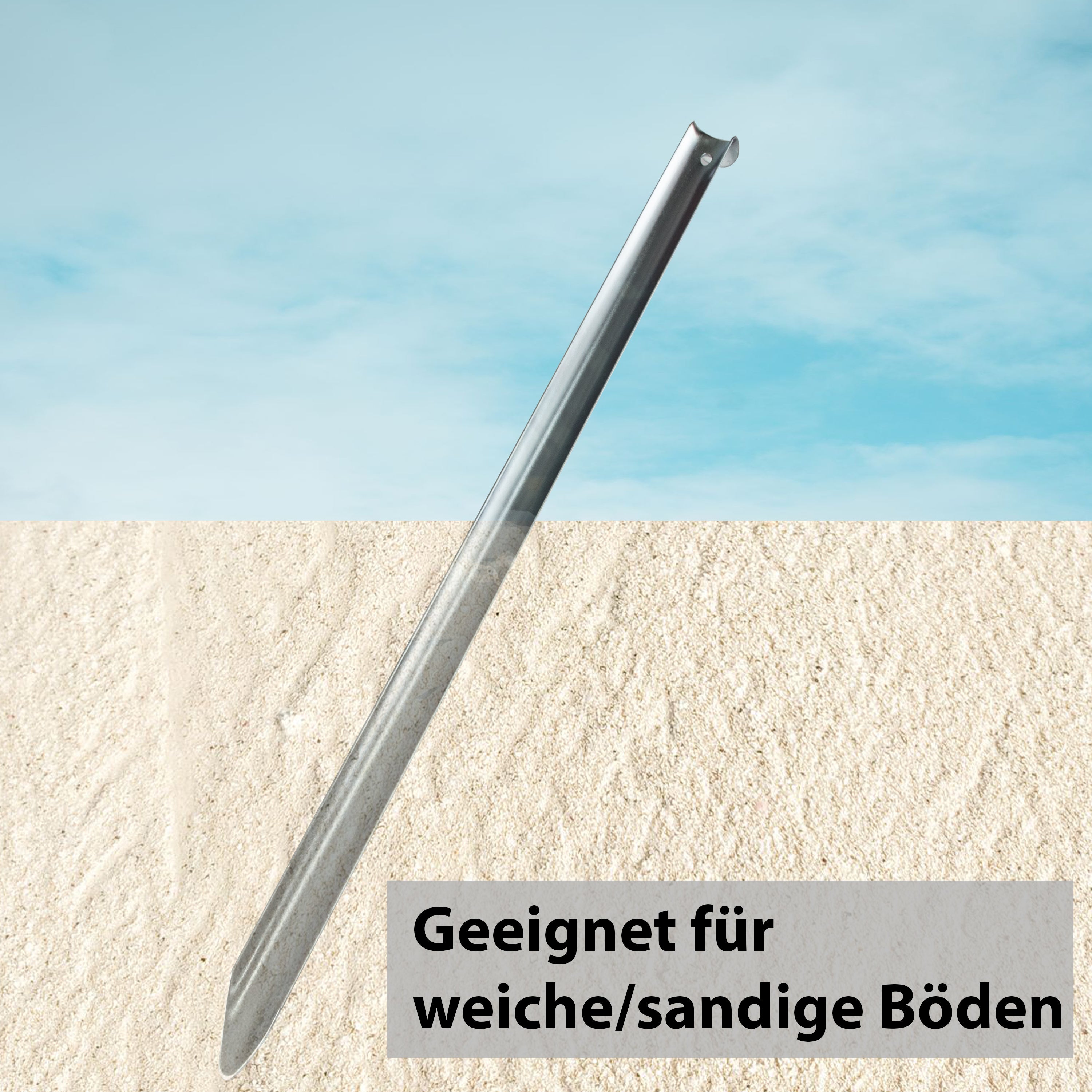 heringe zelt sandboden Zelthering 50 cm lang - Sandboden - V-Hering