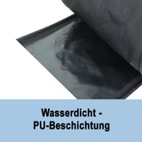 30 cm breites Doppel-Kederband 6mm Keder Drive-away Kit Ausgleich Höhenunterschied Vorzelt Wohnwagen Zubehör Befestigung Camping Schwarz