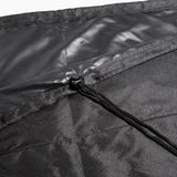 Schutzhülle für Rattan 3 Sitzer Sofa Bank - 220 x 80 x 80 cm - schwarz - 600D Polyester wasserdicht - Abdeckung Gartenbank