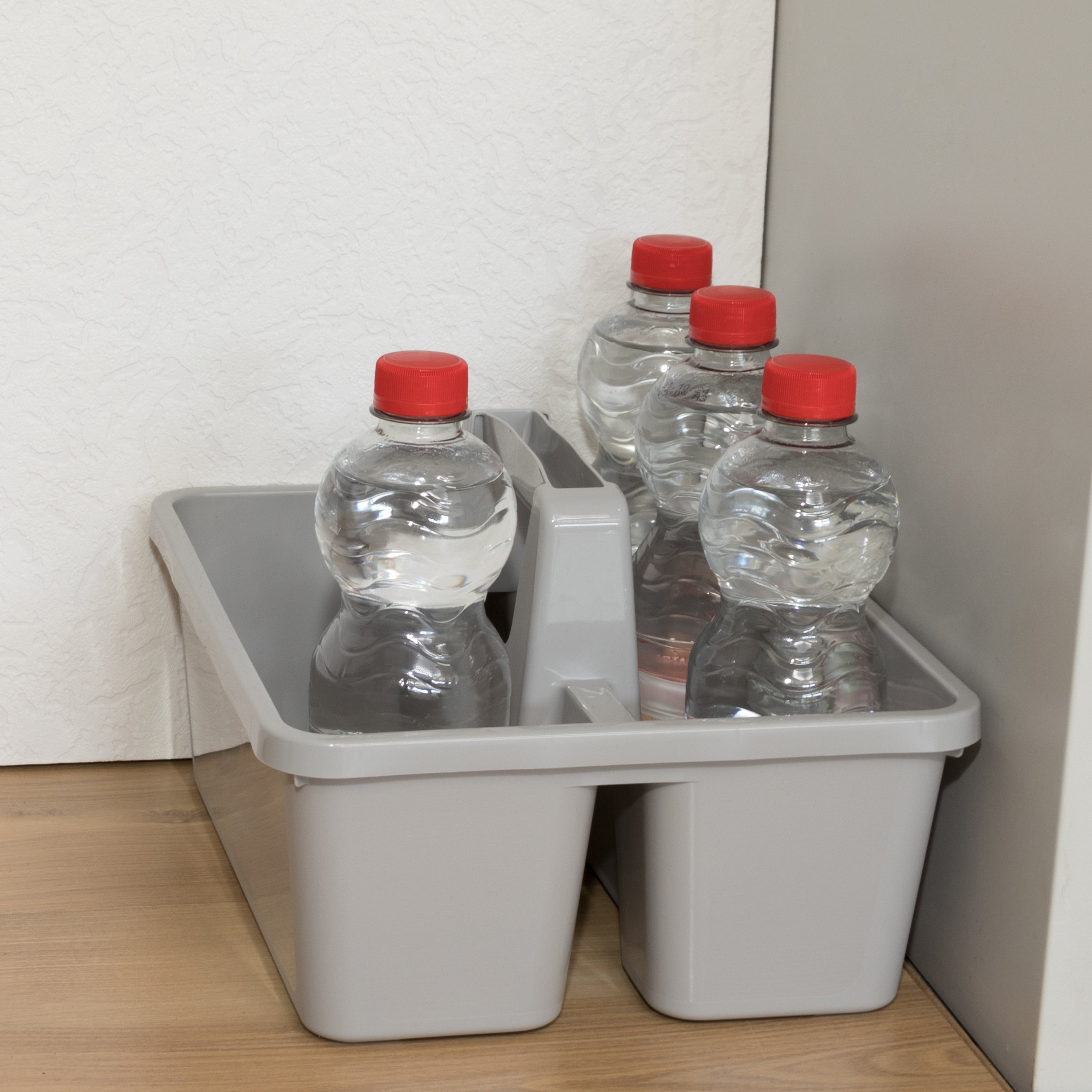Dusche Organizer Mit Stauraum Tragbarer Dusch-Caddy Organizer Grau   Kunststoff Duschkorb Mit Griff Fr Bad, Studentenwohnheim & Kche