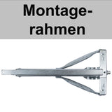 Ausdrehstütze Eckstütze für Wohnwagen Anhänger mit festem Fuß aus feuerverzinktem Stahl 50 cm Stützbein 1100kg Tragkraft geeignet für Caravan Trailer Abstützung - Nivelierstütze